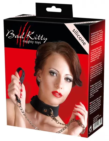 Bad Kitty Collar Silicone antkaklis/pavadėlis &ndash; nuotrauka 5