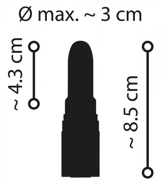 Gr&uuml;ne Serie Luxurious Lipstick Vibrator Mini vibratorius &ndash; nuotrauka 10