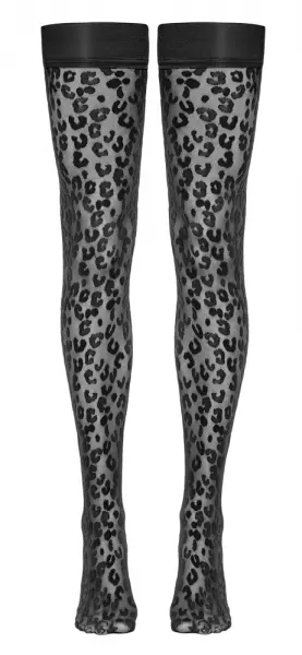 Cottelli legwear Hold up stockings leo 2 Prisegamos kojinės &ndash; nuotrauka 4