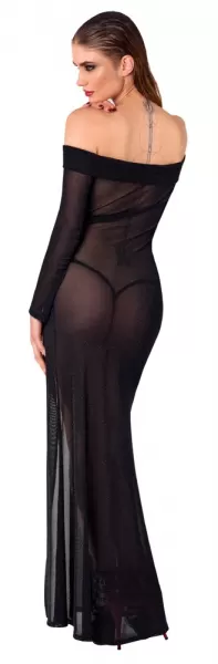 Noir Dress Long xl Seksuali suknelė &ndash; nuotrauka 4