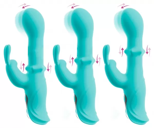 Beau coeur Oriven Rabbit Vibra vibratorius ki&scaron;kutis &ndash; nuotrauka 8