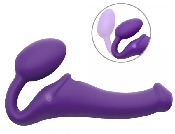 Strap-On-Me Vibrating Strap-On M Purple Strap-on dildo &ndash; nuotrauka 2