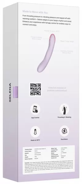Svakom Selena Pastel Lilac Vibratorius &ndash; nuotrauka 13