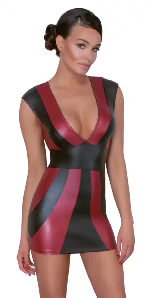 Cottelli party Dress red/black M Seksuali suknelė &ndash; nuotrauka 2