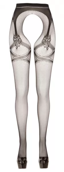 Cottelli legwear Crotchless Tights S/M Prisegamos kojinės &ndash; nuotrauka 3