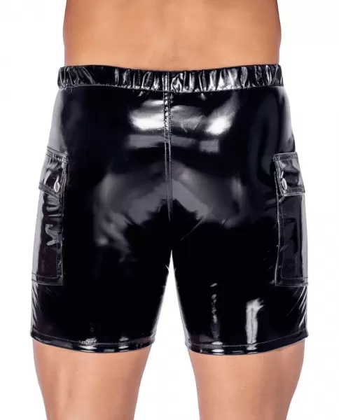 Black Level Men's Vinyl Shorts 3XL vyri&scaron;ka lateksinė apranga &ndash; nuotrauka 4