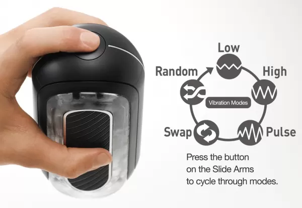 Tenga Flip Zero Gravity Black Electr Vibruojantis masturbatorius &ndash; nuotrauka 7