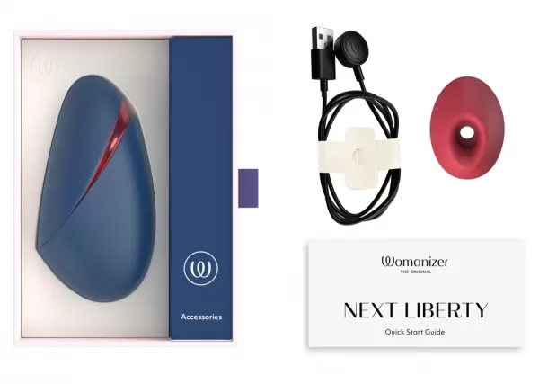 Womanizer Next Liberty Red/Blu Vibratorius &ndash; nuotrauka 9