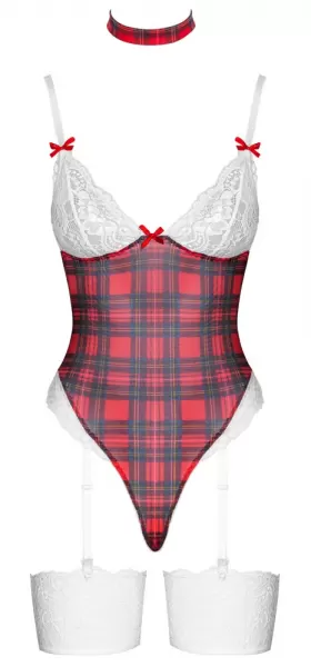 Cottelli lingerie Body Plaid xl glaustinukė &ndash; nuotrauka 5