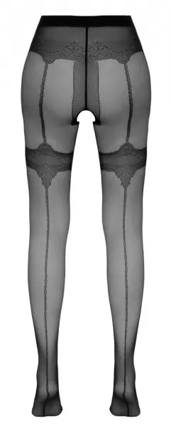 Cottelli legwear Crotchless Tights 5 Prisegamos kojinės &ndash; nuotrauka 4