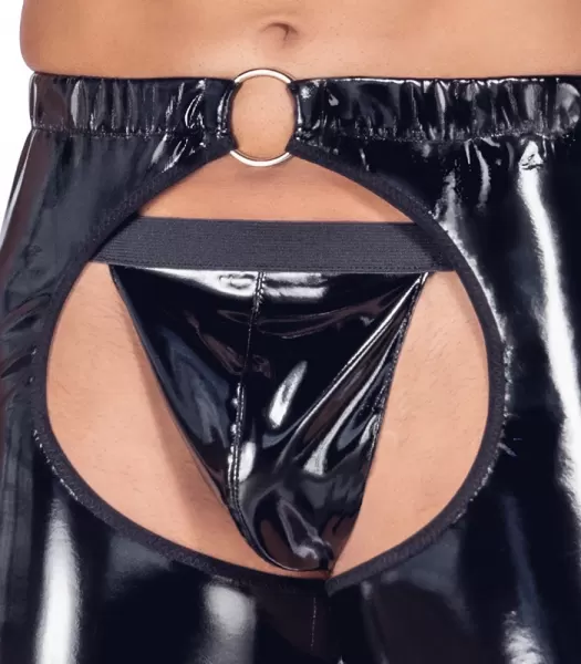 Black Level Men's Vinyl Chaps xl vyri&scaron;ka lateksinė apranga &ndash; nuotrauka 6
