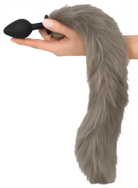 You2Toys Fluffy Tail Grey Analinis kai&scaron;tis &ndash; nuotrauka 6