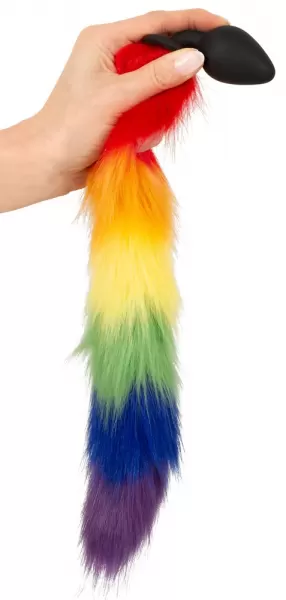 You2Toys Fluffy Tail Rainbow Analinis kai&scaron;tis &ndash; nuotrauka 6