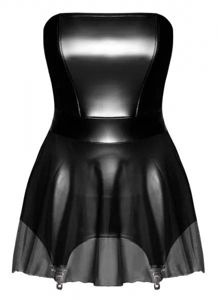 Noir Dress Suspenders S Seksuali suknelė &ndash; nuotrauka 4