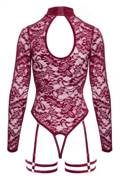 Abierta Fina Body open cup red L glaustinukė &ndash; nuotrauka 9