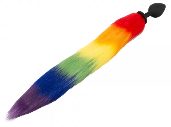 You2Toys Fluffy Tail Rainbow Analinis kai&scaron;tis &ndash; nuotrauka 4