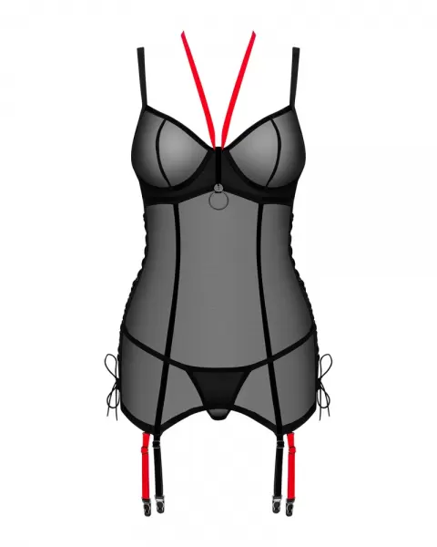 Obsessive obs Corsage XL/2XL Plius dydžio seksuali apranga &ndash; nuotrauka 3