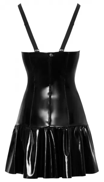 Black Level Vinyl dress flared 2XL Seksuali suknelė &ndash; nuotrauka 8