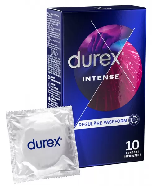Durex Intense Orgasmic x 10 Stimuliuojantys prezervatyvai &ndash; nuotrauka 2