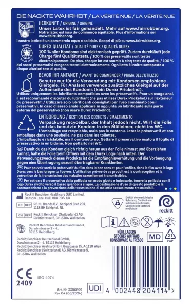 Durex Performa x 10 Prezervatyvai &ndash; nuotrauka 6