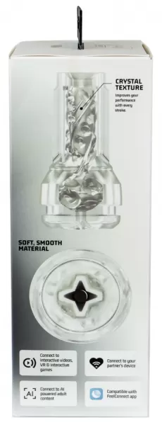 Kiiroo PowerBlow+Pocket Crystal Strok Vibruojantis masturbatorius &ndash; nuotrauka 10