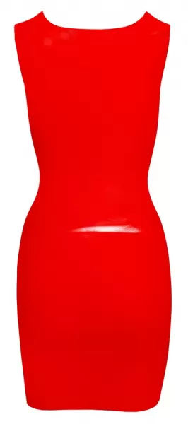 Late X Latex Dress red xs Seksuali lateksinė apranga &ndash; nuotrauka 6