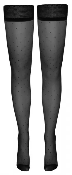 Cottelli legwear Hold-up Stockings Dots 5 Prisegamos kojinės &ndash; nuotrauka 4