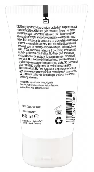 Lick-it Lick it! Chocolate 50 ml masažo gelis &ndash; nuotrauka 2