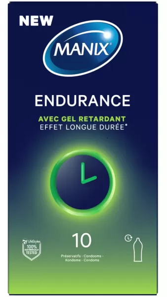 Manix Endurance Condom x10 Prezervatyvai &ndash; nuotrauka 2