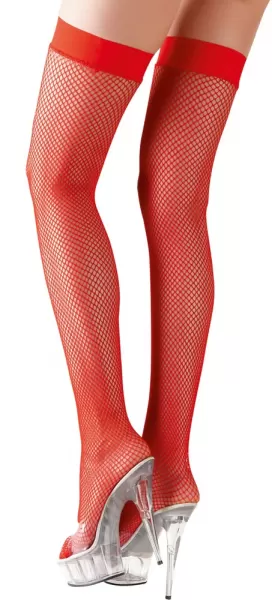 Cottelli legwear Hold-up Stockings red S Prisegamos kojinės &ndash; nuotrauka 4
