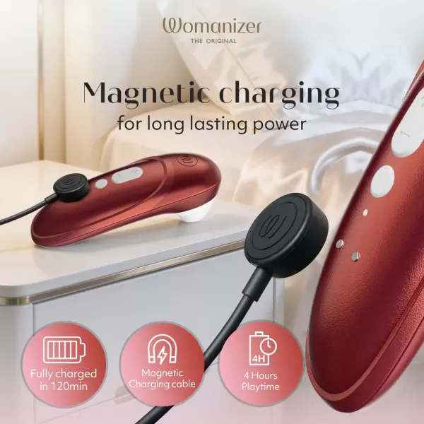Womanizer Pro Red Vibratorius &ndash; nuotrauka 11