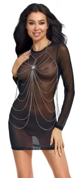 Cottelli accessoires Body Chain silver Seksuali juvelyrika &ndash; nuotrauka 4