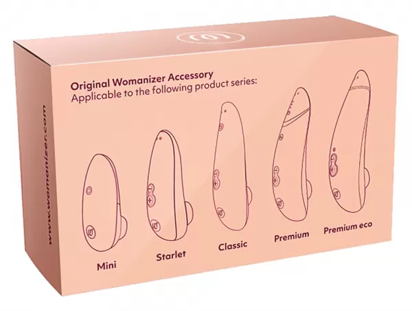 Womanizer W-Heads 3x Bordeaux M Sekso žaislo priedas &ndash; nuotrauka 4