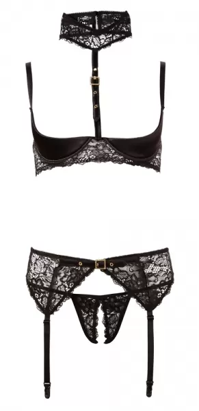 Abierta Fina Shelf Bra Set 85B/L Seksuali liemenėlė &ndash; nuotrauka 11