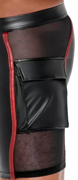 Nek Men's Shorts Black/Red 2XL vyri&scaron;ki stringai &ndash; nuotrauka 7