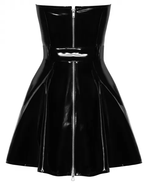 Black Level Vinyl Dress flared L Seksuali suknelė &ndash; nuotrauka 8