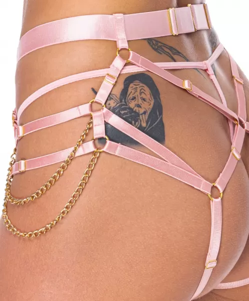 Bad Kitty String pink S-L Seksuali lateksinė apranga &ndash; nuotrauka 6