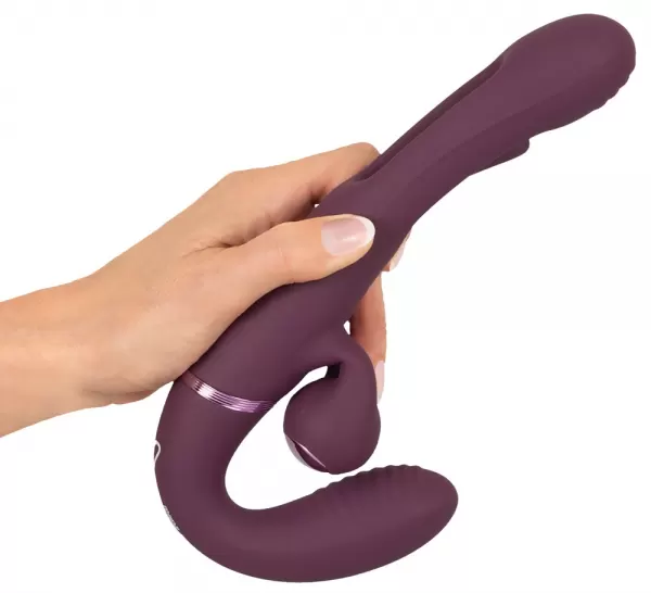 Javida Strapless Strap-On Flic vibratorius poroms &ndash; nuotrauka 9