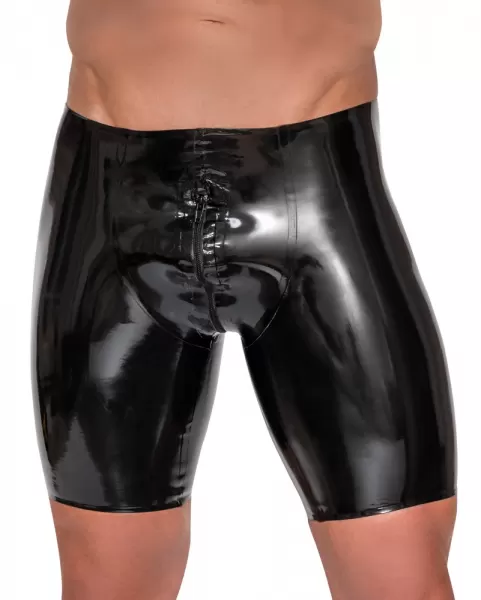 Late X Men's Latex Pants Zip S vyri&scaron;ka lateksinė apranga &ndash; nuotrauka 2