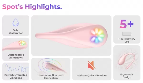 Kiiroo Spot Pink klitorinis vibratorius &ndash; nuotrauka 11