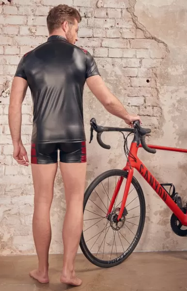 Nek Men's Shirt black/red xl seksualūs vyri&scaron;ki mar&scaron;kinėliai &ndash; nuotrauka 8