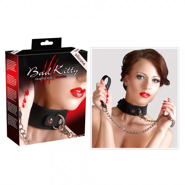 Bad Kitty Collar Silicone antkaklis/pavadėlis &ndash; nuotrauka 6