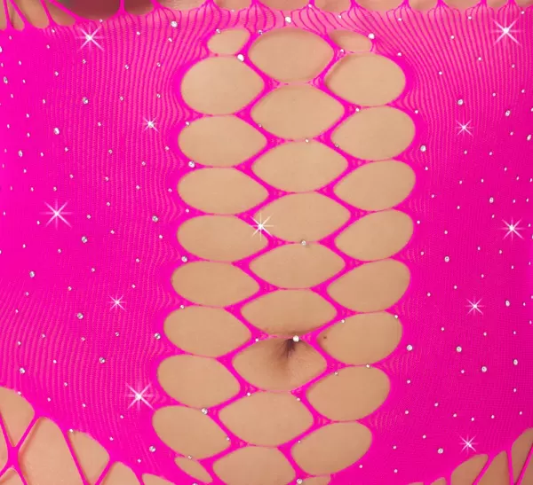 Fantasy by Cottelli Collection Catsuit pink Fantasy glaustinukė &ndash; nuotrauka 5