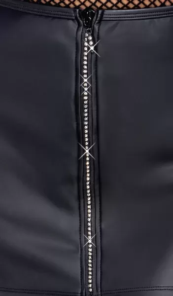 Cottelli party Skirt Rhinestone Zip M seksualus sijonas &ndash; nuotrauka 6