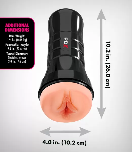 Pipedream Extreme Toyz pdxe WetP. Luscious Lips xxl L Masturbatorius &ndash; nuotrauka 6
