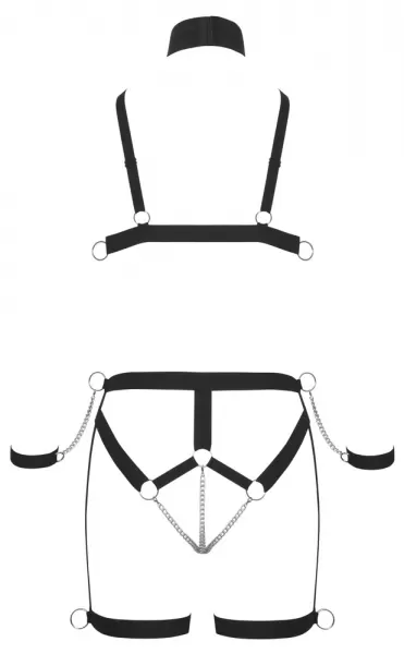 Bad Kitty Strap Bikini M pančiai, virvė, antrankiai &ndash; nuotrauka 7