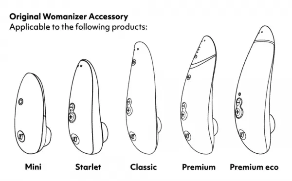 Womanizer W-Heads 3x Blueberry L Sekso žaislo priedas &ndash; nuotrauka 4