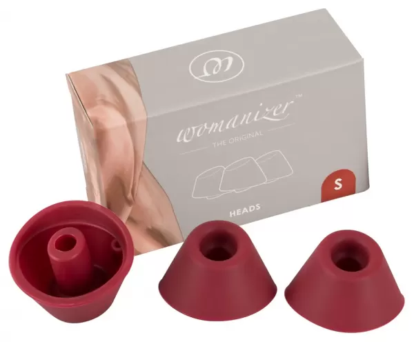 Womanizer Wom. Heads Duo Bordeaux S Sekso žaislo priedas &ndash; nuotrauka 3