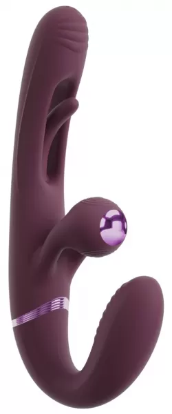 Javida Strapless Strap-On Flic vibratorius poroms &ndash; nuotrauka 3