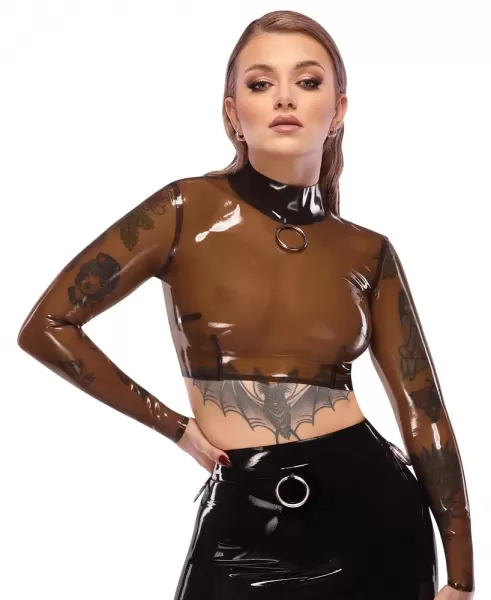Late X Latex Shirt L Seksuali lateksinė apranga &ndash; nuotrauka 4